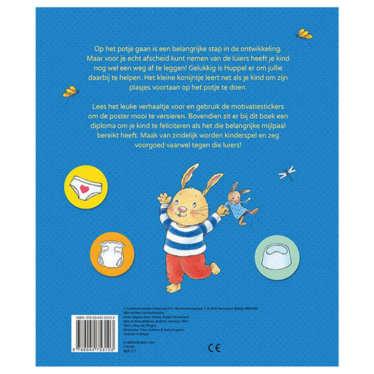 Kleine huppel - hoera, ik ga op het potje!