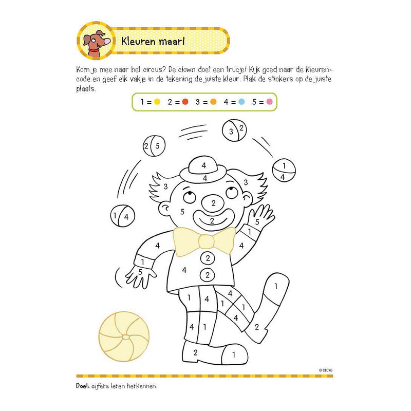 Load image into Gallery viewer, Deltas oefenboek met stickers-eerste telspel

