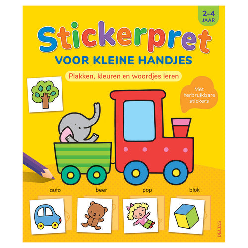 Deltas stickerpret voor kleine handjes, 2-4 jaar