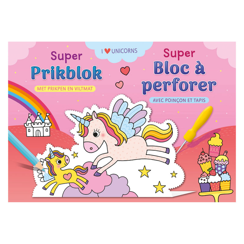 Load image into Gallery viewer, Deltas super prikblok i love eenhoorns
