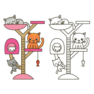 Deltas happy coloring - vrolijke dieren happy coloring - les joyeux animaux