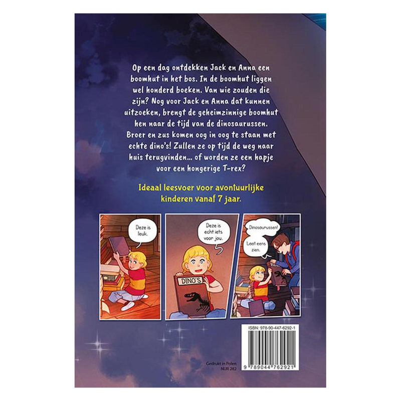 Load image into Gallery viewer, Deltas de magische boomhut stripboek - bij de dino's
