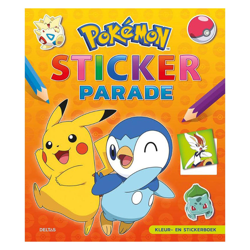 Load image into Gallery viewer, Deltas pokemon sticker parade kleur- en stickerboek
