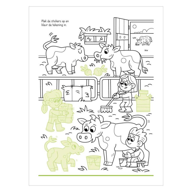 Load image into Gallery viewer, Stickerboek - Dieren op de boerderij
