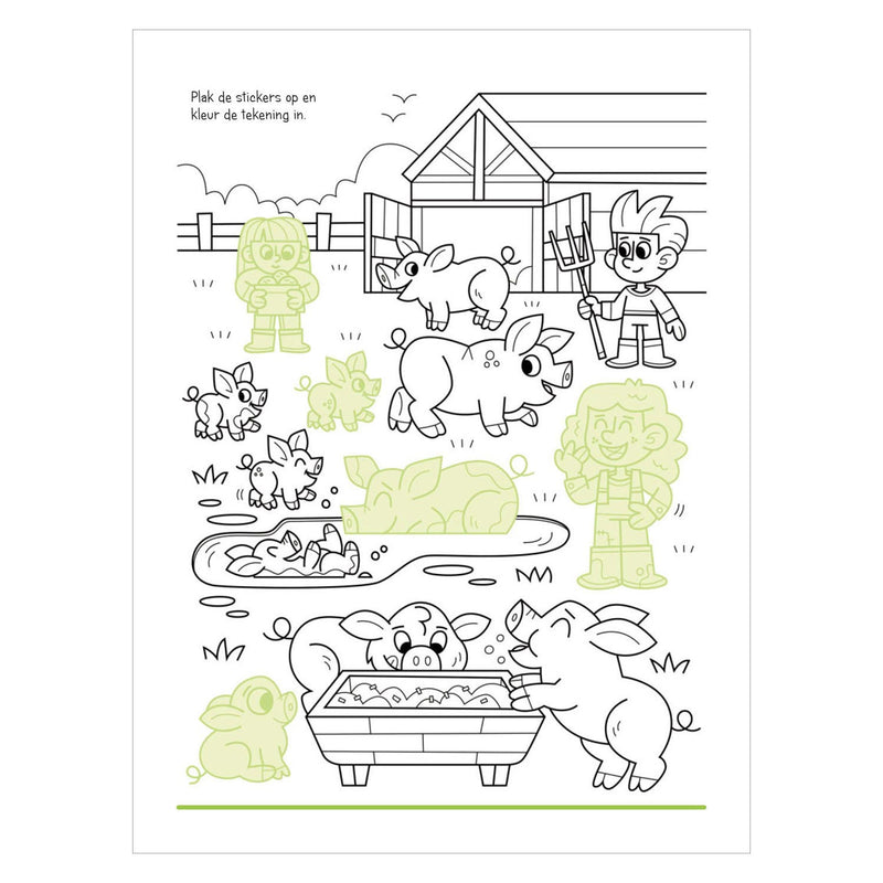 Load image into Gallery viewer, Stickerboek - Dieren op de boerderij
