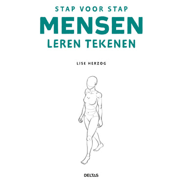 Deltas stap voor stap mensen leren tekenen hobbyboek