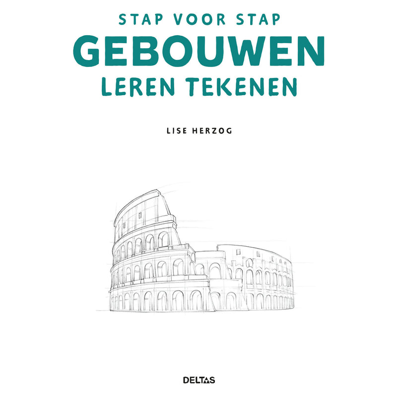 Load image into Gallery viewer, Deltas stap voor stap gebouwen leren tekenen hobbyboek
