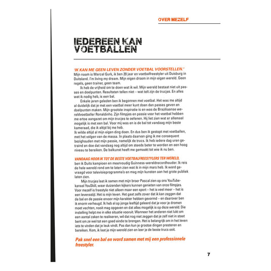 Deltas freestyle voetbaltrucs hobbyboek