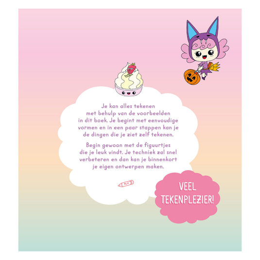 Deltas stap voor stap kawaii leren tekenen