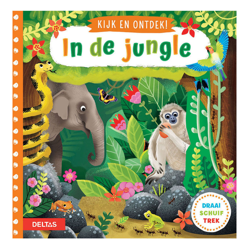 Load image into Gallery viewer, Deltas kijk en ontdek! - in de jungle flapjesboek
