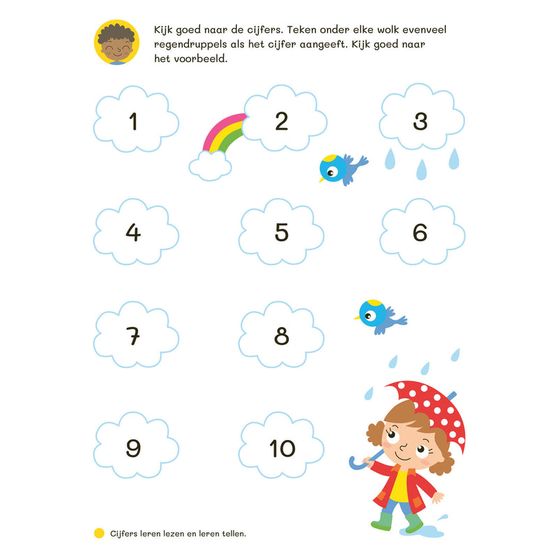 Afbeelding laden in galerijviewer, Deltas oefenboek afwasbaar papier leuke telspelletjes (5-6 j.)
