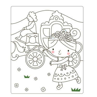 Deltas little princess sticker fun - aankleedpoppen little princess sticker fun - poupées à habiller