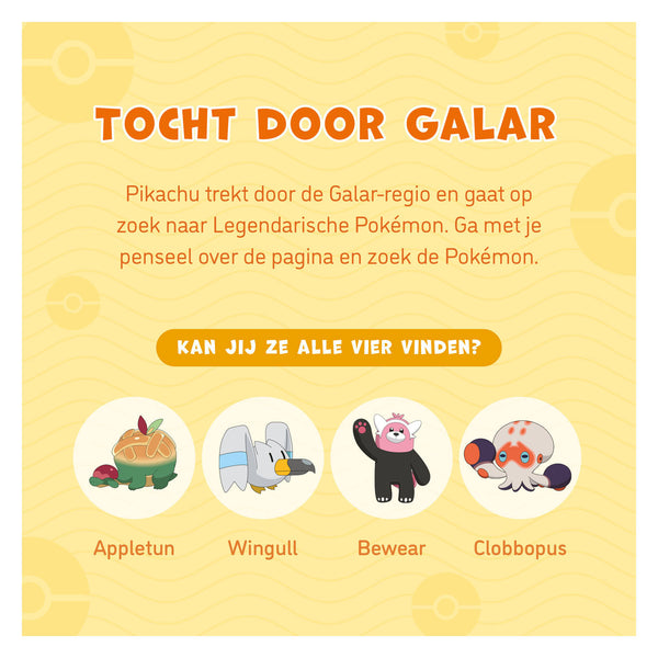 Pokémon Schilderen met Water Deel 2 (Geel)