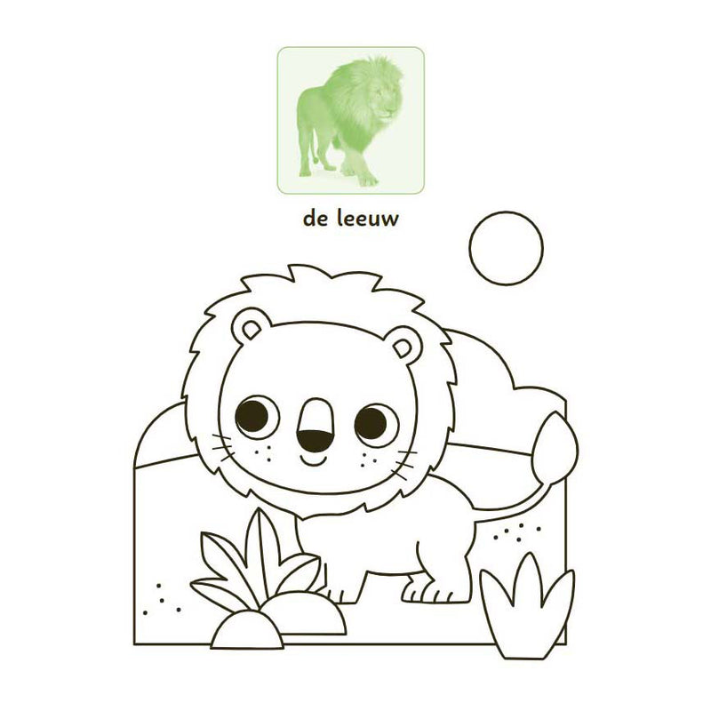 Afbeelding laden in galerijviewer, Deltas lieve dieren kleur- en stickerboek - 3-5 jaar
