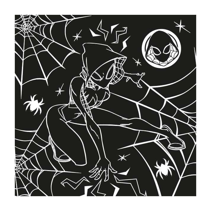 ギャラリービューアに画像をロードする, Deltas marvel spider-man kraskaarten
