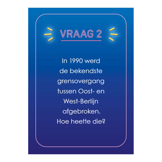 Deltas hoera 50 jaar! quiz