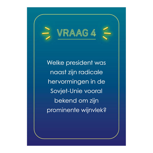 Deltas hoera 50 jaar! quiz