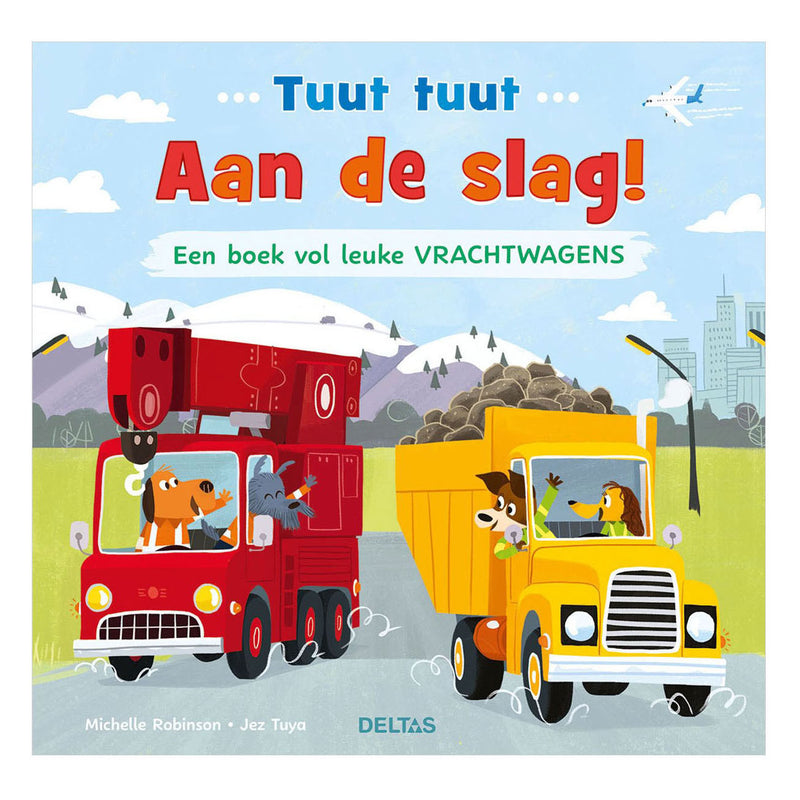 Afbeelding laden in galerijviewer, Deltas tuut tuut - aan de slag! een boek vol leuke vrachtwagens
