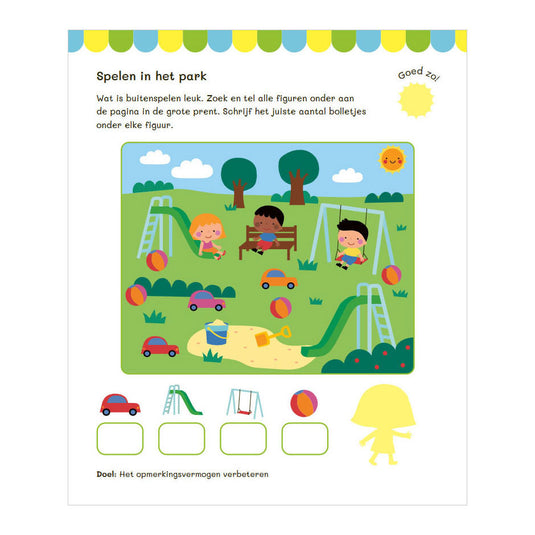 Deltas vakantie oefenboek met stickers naar groep 2
