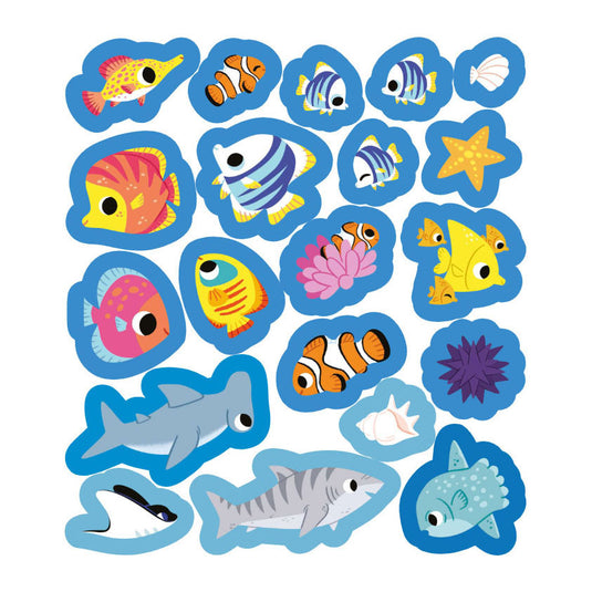 Deltas mijn eerste stickerboek kleine handjes - dieren van de zee