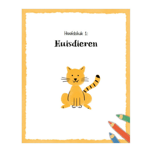 Deltas mijn eerste tekenboek - vrolijke dieren