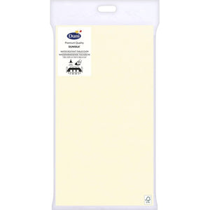 Duni tafellaken 138x220cm earthy champagne ivoor