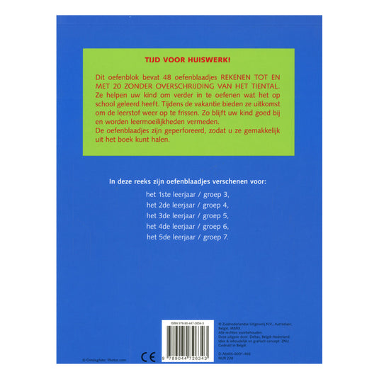 Deltas oefenblaadjes rekenen (6-7 j.) tweede trimester