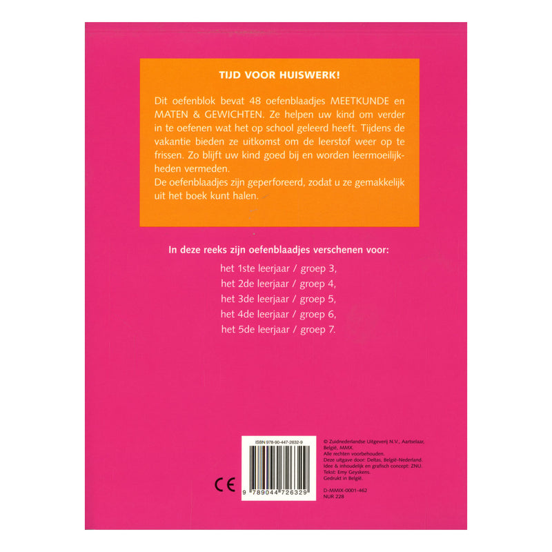 Load image into Gallery viewer, Deltas oefenblaadjes meetkunde, maten en gewichten
