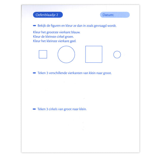 Deltas oefenblaadjes meetkunde, maten en gewichten