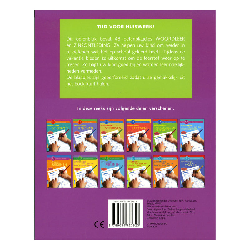 Load image into Gallery viewer, Deltas oefenblaadjes woordleer zinsontleding (10-11j)
