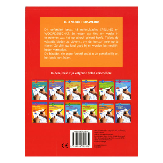Deltas oefenblaadjes spelling en woordenschat (10-11j)