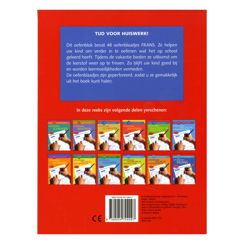 Load image into Gallery viewer, Deltas oefenblaadjes frans (10-11j)
