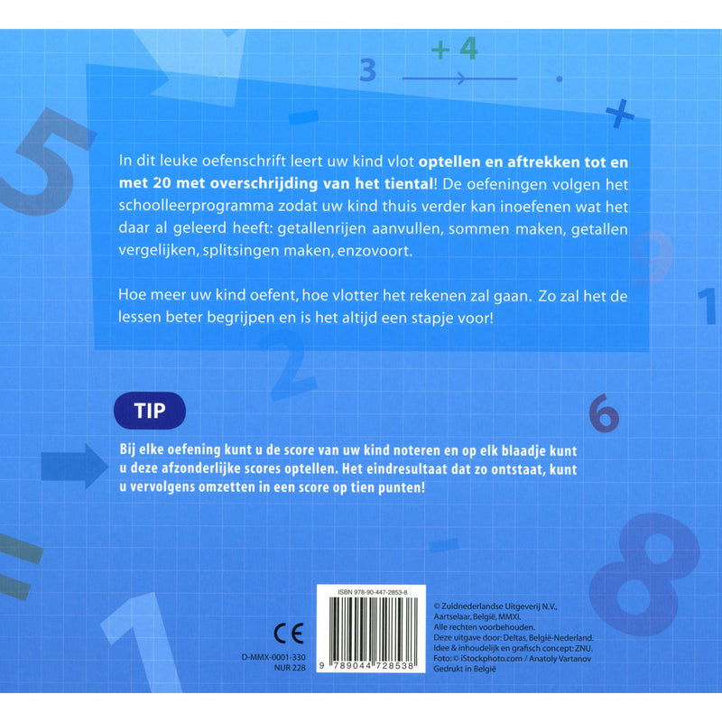 Load image into Gallery viewer, Deltas oefenschrift rekenen 6-7j. 3e trimester
