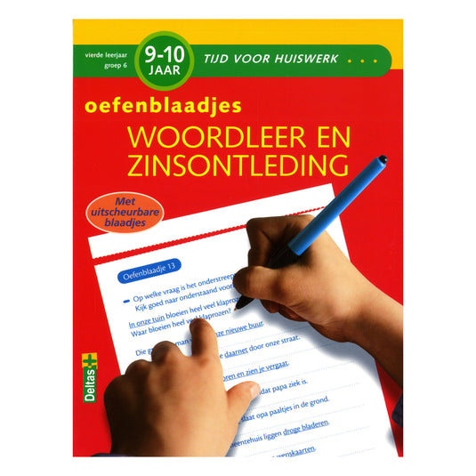 Deltas oefenblaadjes spelling (9-10j) woordleer en zinsontleding