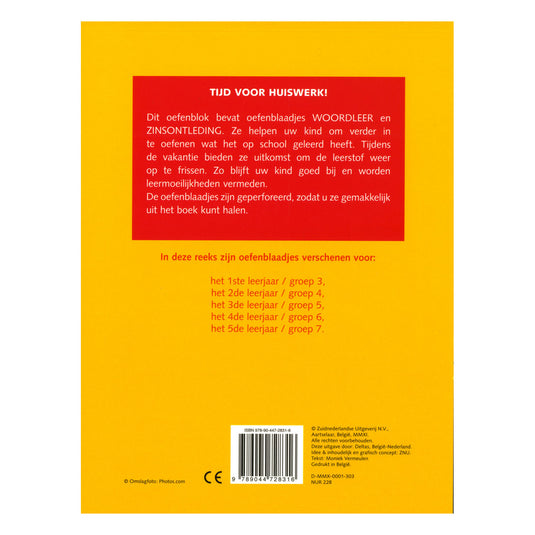 Deltas oefenblaadjes spelling (9-10j) woordleer en zinsontleding