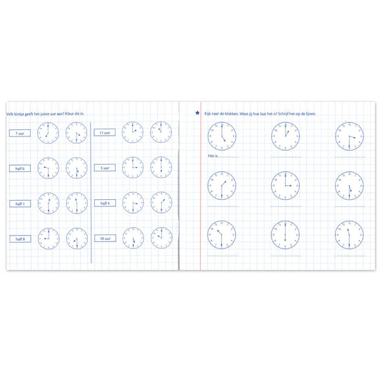 Deltas Mijn Oefenschrift De Klok 7-9 jaar
