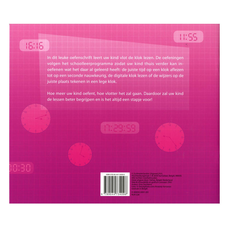 Load image into Gallery viewer, Deltas Mijn oefenschrift De Klok 9-11 jaar
