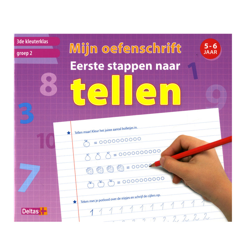 Load image into Gallery viewer, Deltas mijn oefenschrift eerste stappen naar tellen
