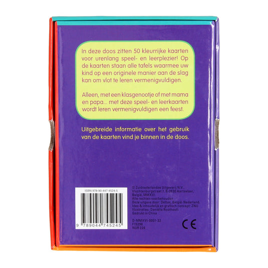 Speel- en leerkaarten - Ik oefen de tafels van vermenigvuldi