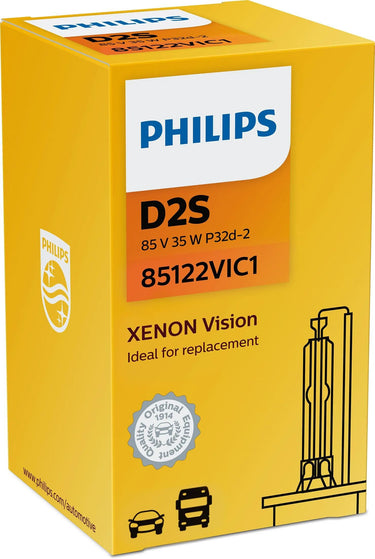 Philips hoofdlamp xenon vision d2s vision c1 85v with a rated power of 35w