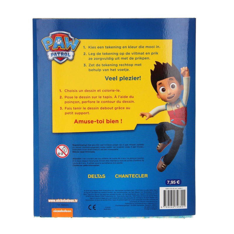 Load image into Gallery viewer, Prikblok paw patrol met 12 prikkaarten
