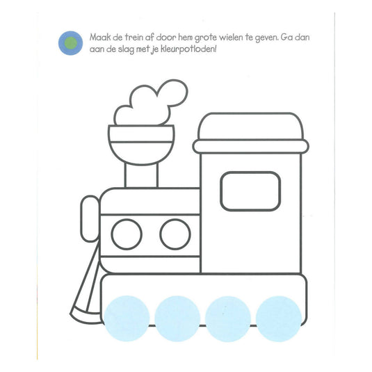 Deltas superleuk kleur- en stickerboek (2-4jr)