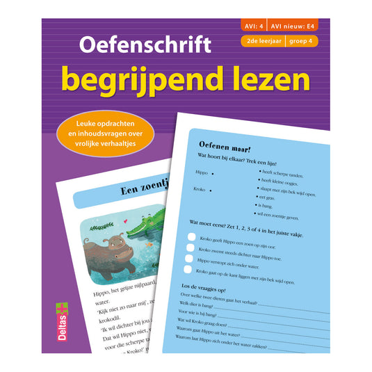 Deltas oefenschrift begrijpend lezen avi:4 - avi nieuw: e4