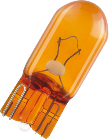 Osram steeklamp glass base lamps 12v 5w yellow