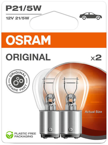 Osram kogellamp bl.brakel.12v 21 5w sb socket ba 15d