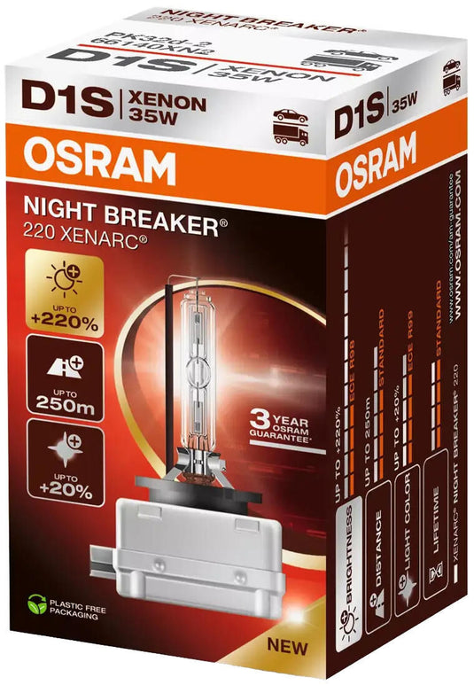 Osram hoofdlamp xenarc night breaker 220 van xenon 85v 35w d1s lamp night breaker laser