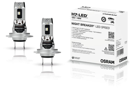 Osram hoofdlamp night breaker led speed van lamp h7 led speed 12v16w night breaker
