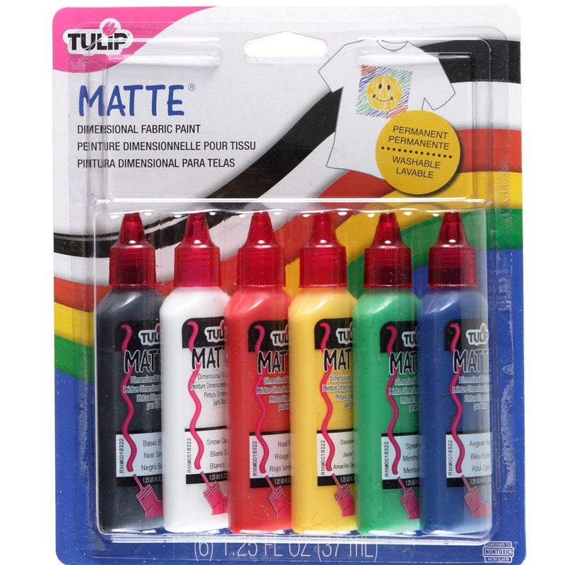 Load image into Gallery viewer, Tulip • 3d textielverf 37ml matte 6st.
