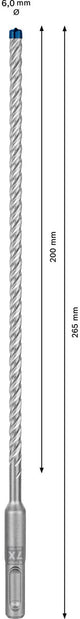 Bosch expert sds plus-7x hamerboor 6 x 200 x 265 mm