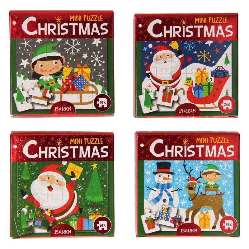 Load image into Gallery viewer, Wins holland mini puzzel kerst, 24st.
